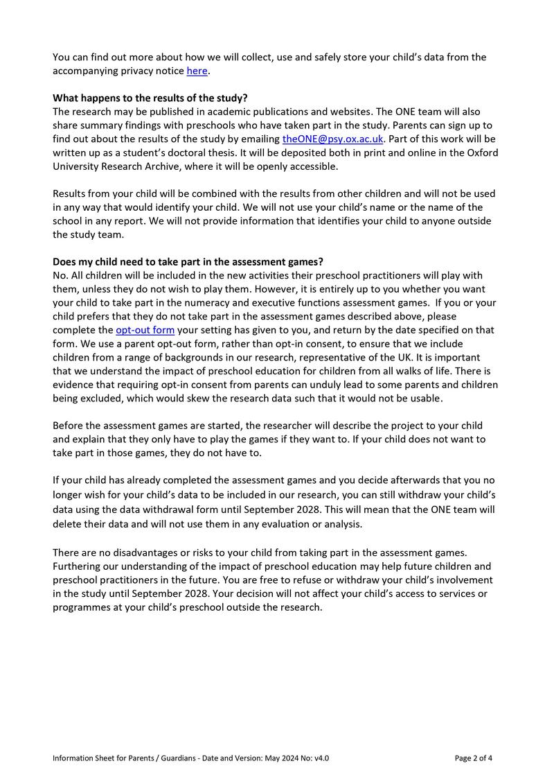 information sheet parents 24 25 images 1