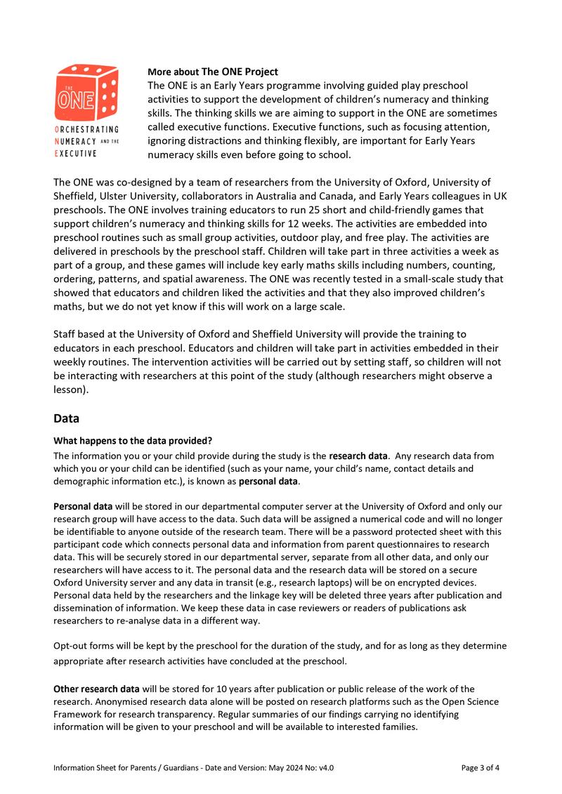 information sheet parents 24 25 images 2