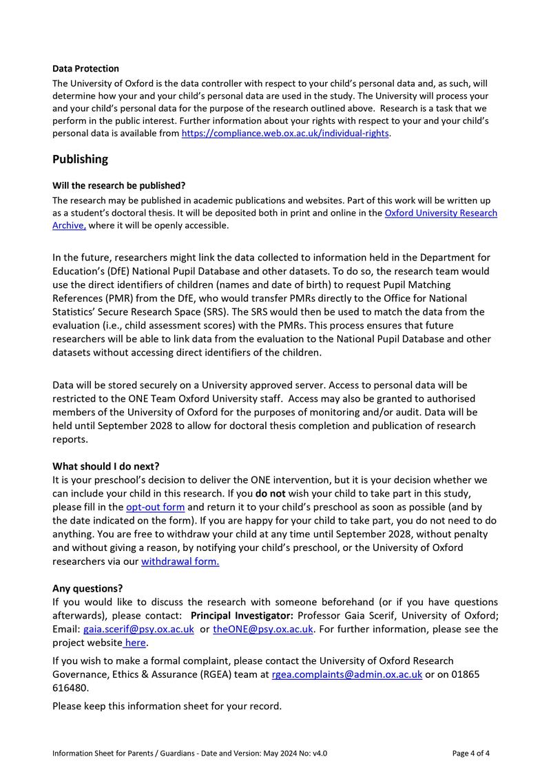 information sheet parents 24 25 images 3